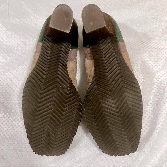 Pret a Dancer Italian Suede Block Heel Made in Italy Women’s Size 7 - Picture 9 of 11
